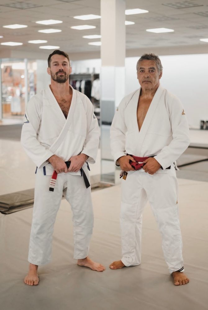 James Driskill with Master Rickson Gracie